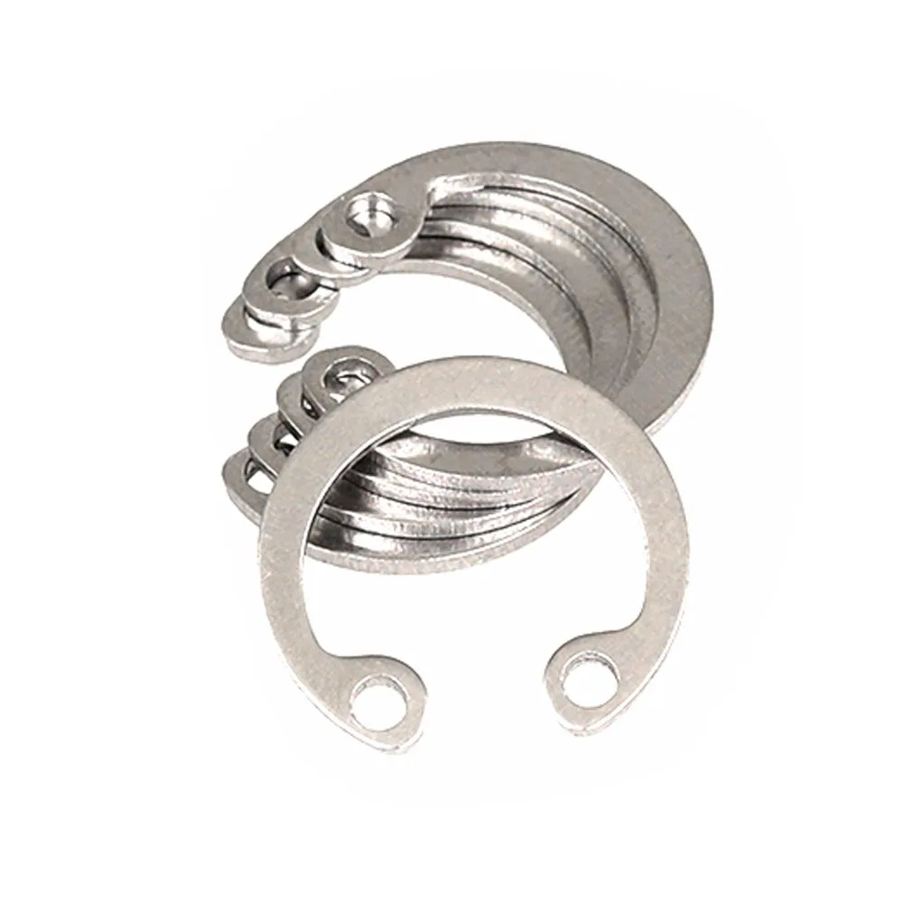 350/700X/set M8-M24 GB893 Acciaio inossidabile 304 Tipo C Anello elastico interno Clip di fissaggio Anello elastico per set di kit assortimento di fori