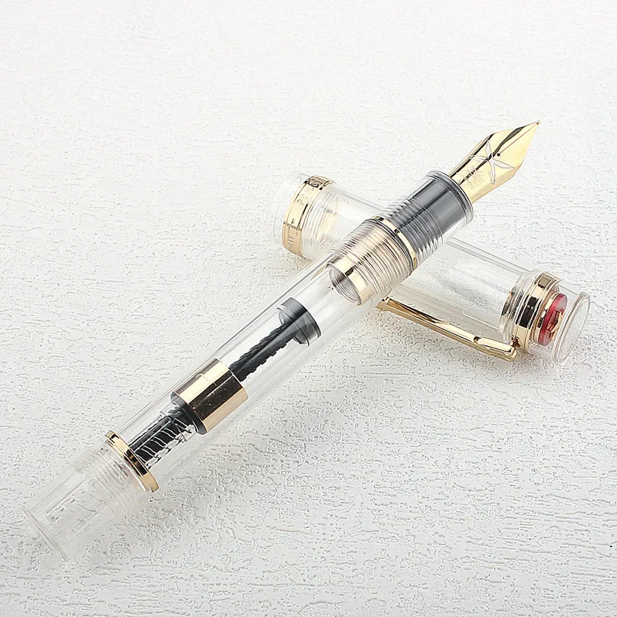 

Перьевая ручка JINHAO 1935 TIANDAO F/M, 40 мм, наконечник с мечом, зажим для гитары, офисные школьные принадлежности, канцелярские принадлежности, ручка для письма