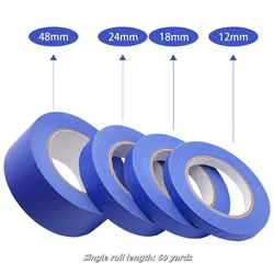4 Roll/Set Paint Tape Multi-Surface Masking Easy Removal Paint Tape Security Wall Painting Crafts Art Construction Home 20m/Roll