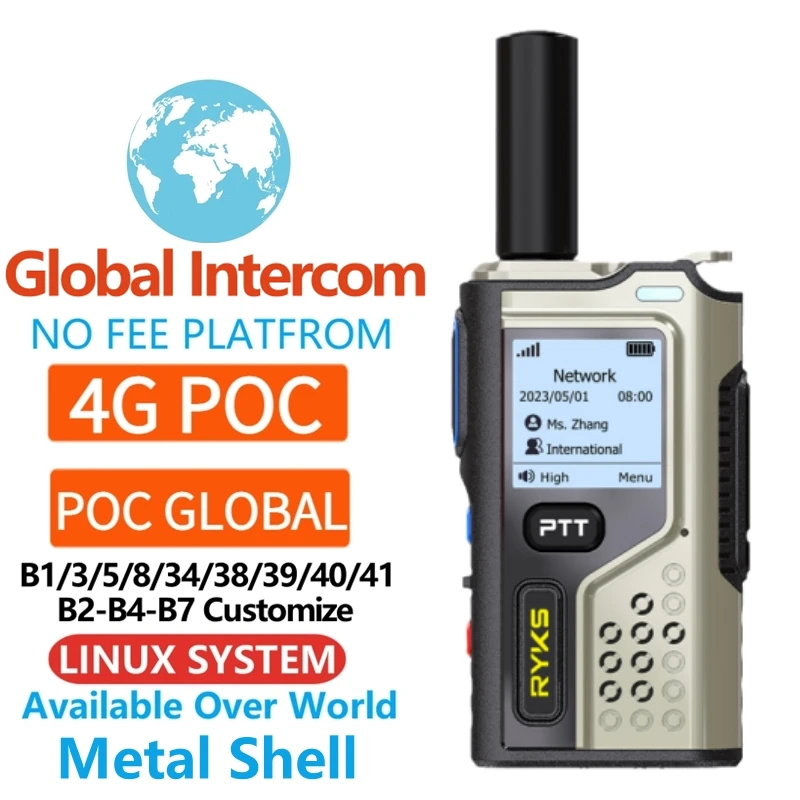 4G LTE Network Radio Walkie Talkie Phone Mobile Ham Amateur  Walkie Talkie