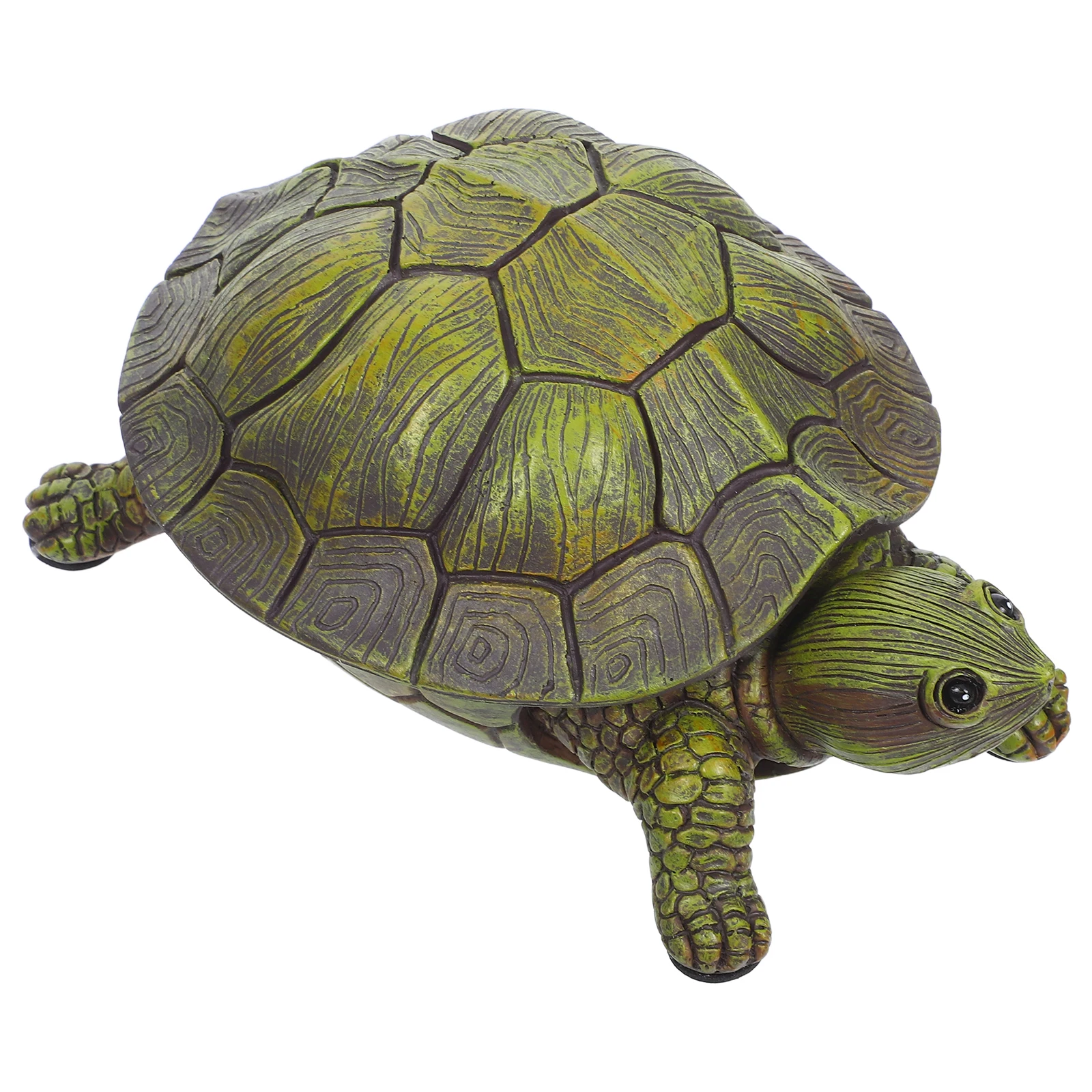 Turtle Hider Outdoor Resin Fake Rock Key Box Weather Resistant Simulated Stone Key Holder Garden Yard Decoration Storage Box