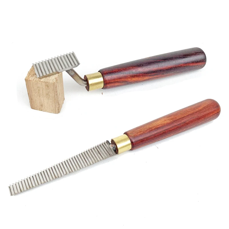 W4 Float Steel Single Grain Woodworking File Sandalwood Handle