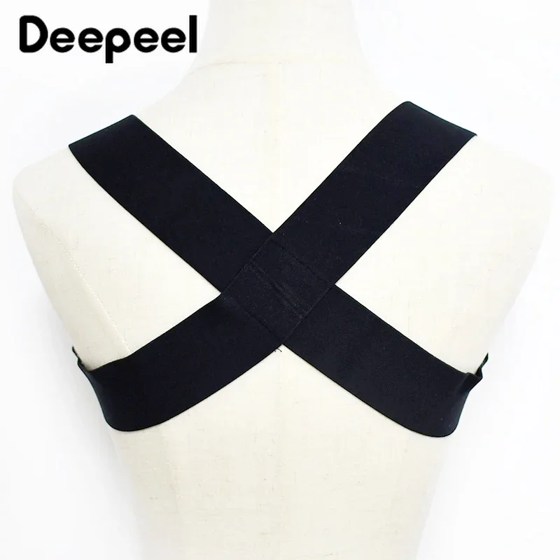 1Pc Deepeel New Men Suspenders 's Elastic Straps Sports Decorative Wide Braces  Sport Suspender Male Jockstrap Accessories