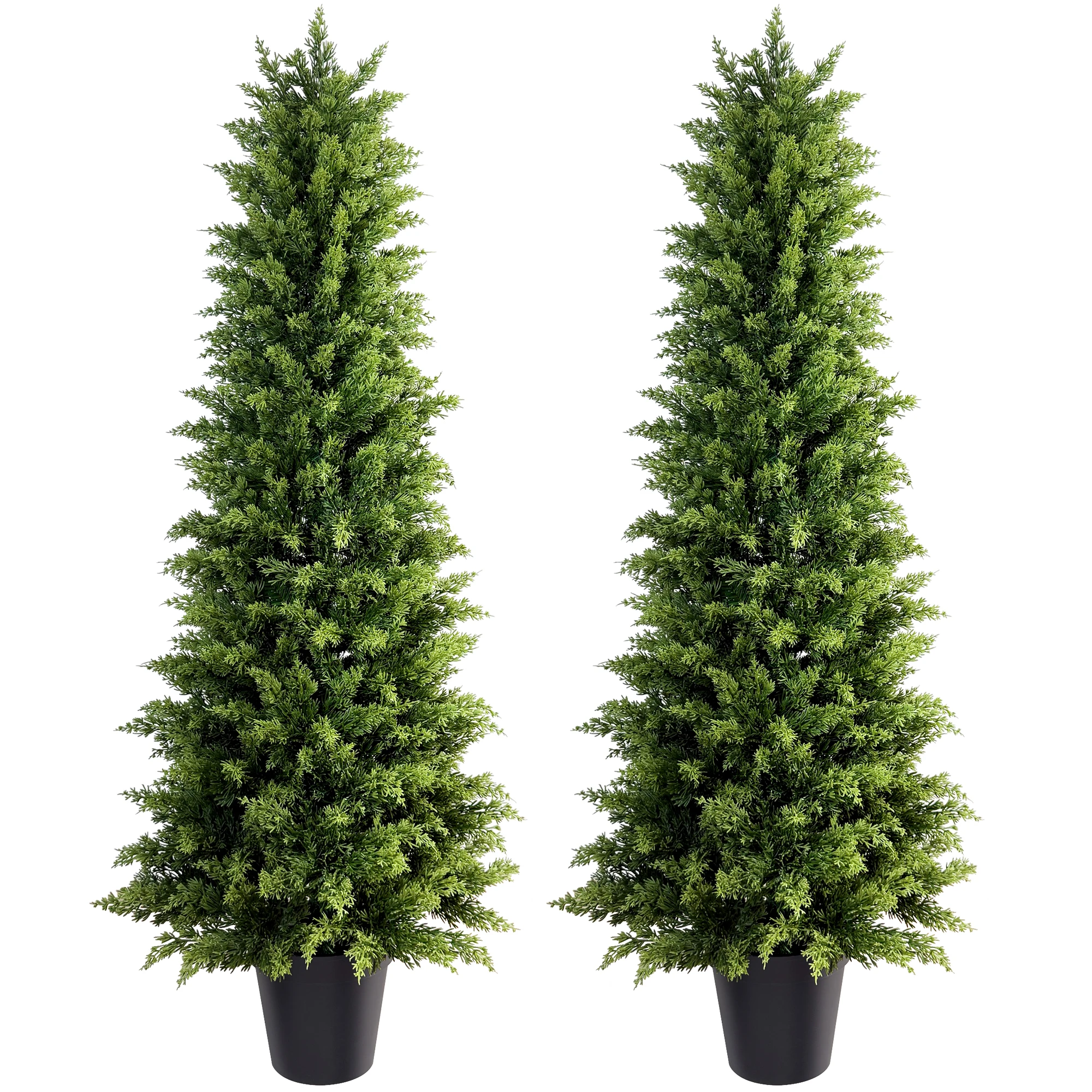 

Искусственное дерево кипарисов, высокое искусственное растение для домашнего декора, искусственная реалистичная рождественская елка в горшке для дома и улицы