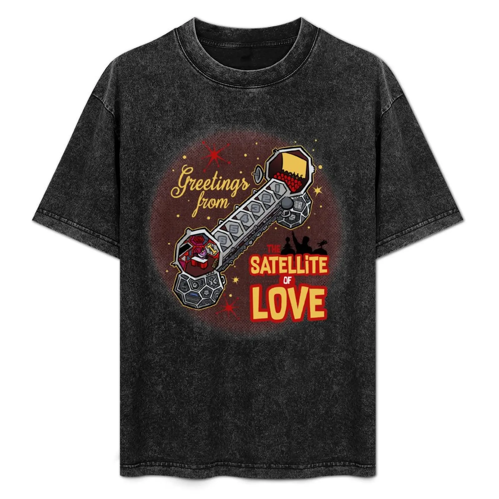 

Satellite of Love - MST3K T-Shirt Daily Casual Short Sleeve Tee Shirt