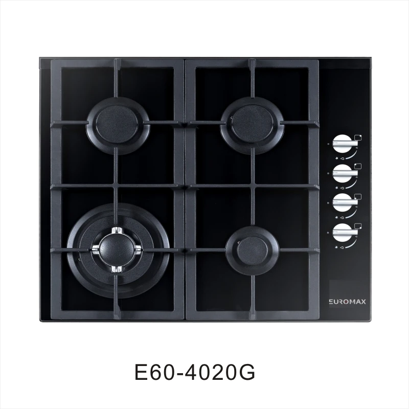 Factory Built-in 4 Burners Cooker Gas Hob/Cooking 60CM Gas Cooktop Glass Gas Stove