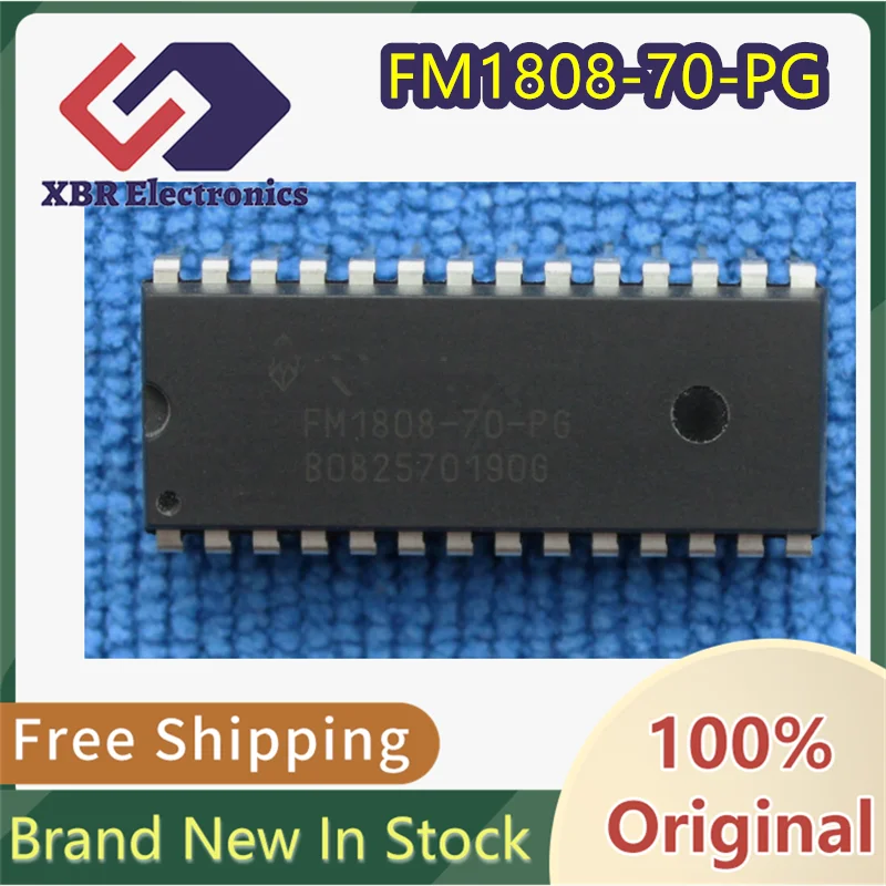 (3/30 Pieces) FM1808-70-PG FM1808-70-P DIP28 Ferroelectric Memory Brand New Genuine Product In Stock
