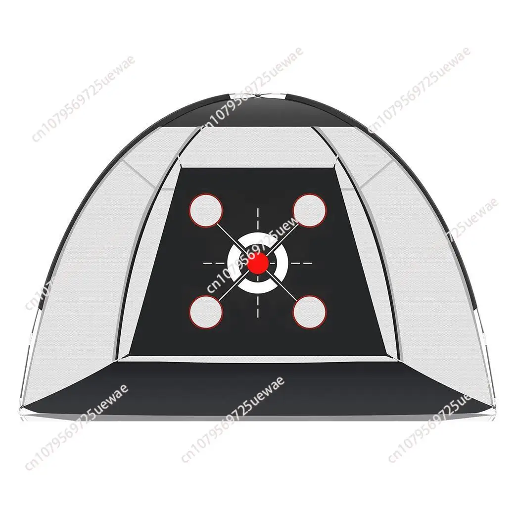

Golf practice net 3 meters indoor swing rod strike net with strike pad set