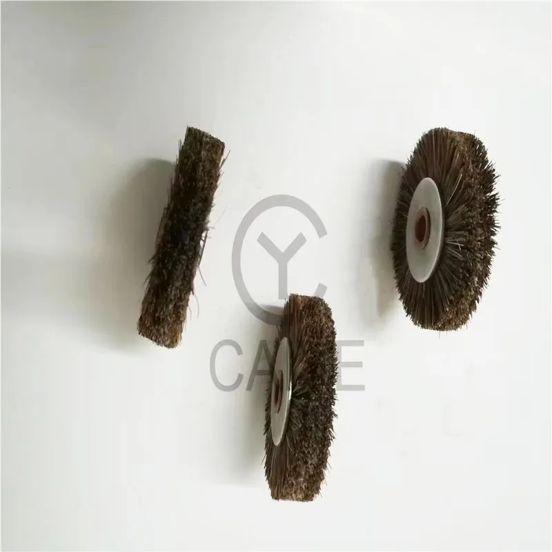 10Pieces Brush Wheels Hard Wool Brush Wheel 45x6mm For Man Roland Offset Printing Machine Spare Parts