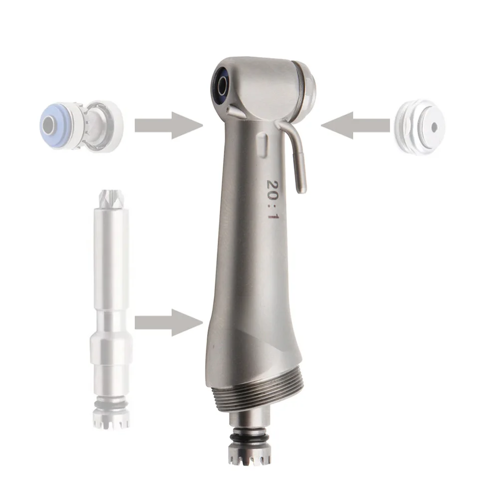 Contra Angle Head for Dental 20:1 Contra Angle Low Speed Handpiece Reduction Implant Surgery S-Max SG20 Cartridge Rotor tools