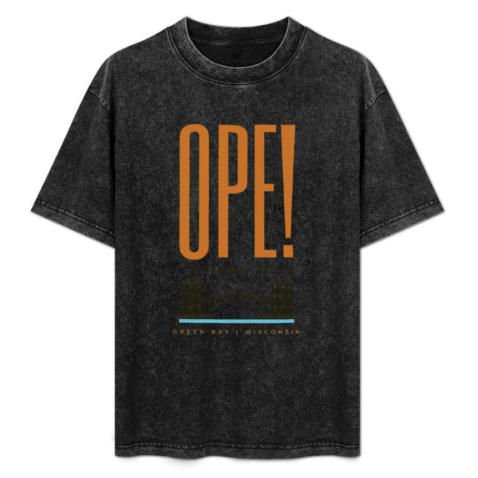 

Ope! Bridge Up! T-Shirt Casual Pattern Print Tee Shirt