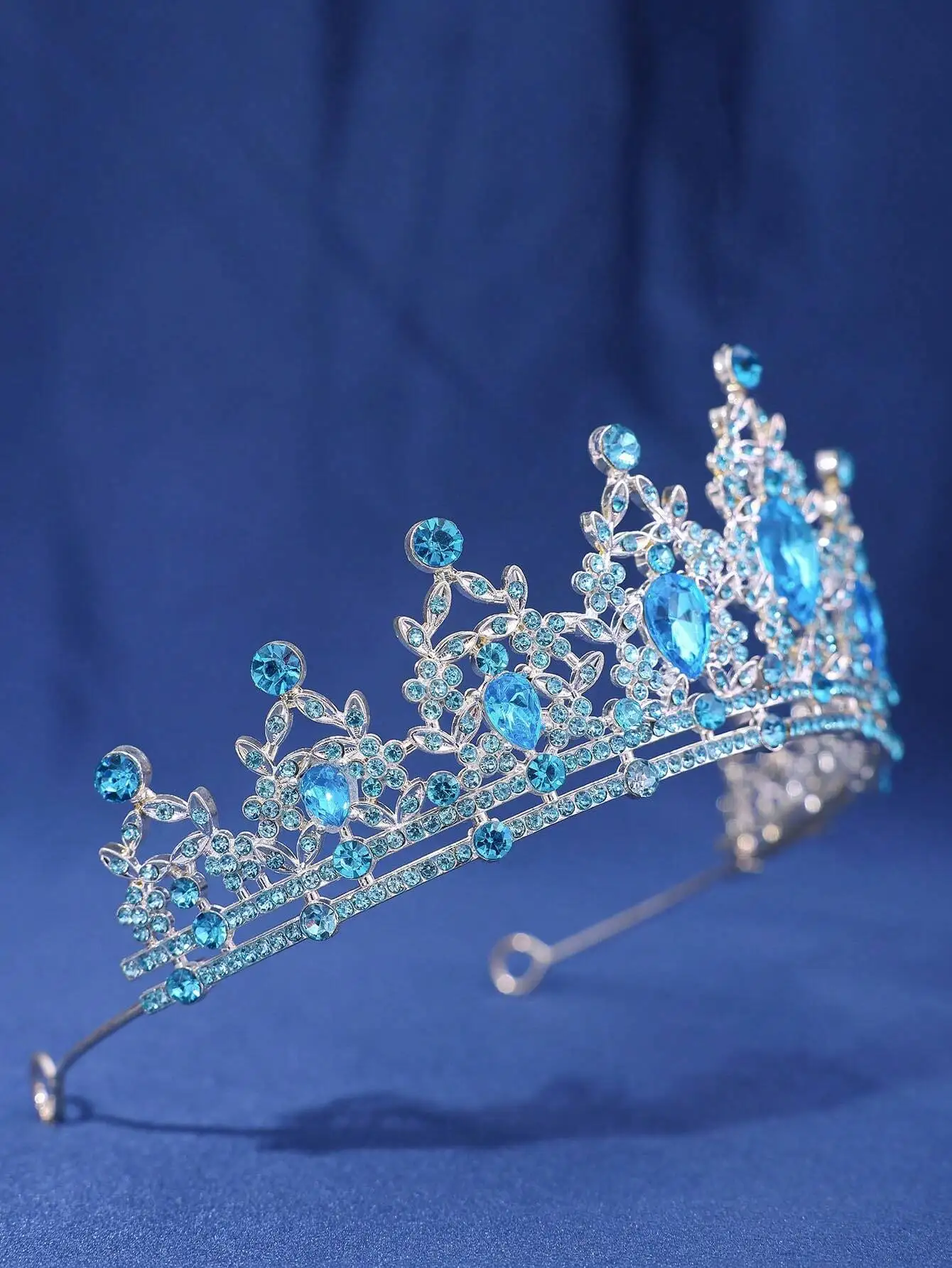

1pc Simple Queen Crown Bridal Party Wedding Accessory Royal Tiaras Valentine's Day Accessories