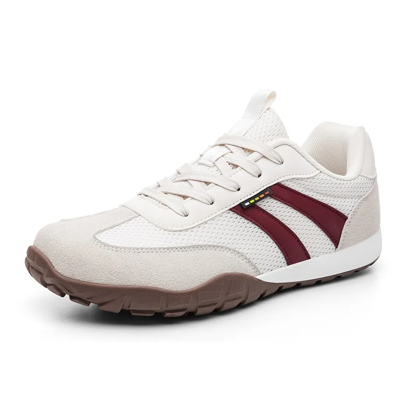 Unisex Wide Width Shoes Minimalist Barefoot Shoes Hiking Trail Running Shoes Outdoor Walking Sneakers Breathable Men's Shoes