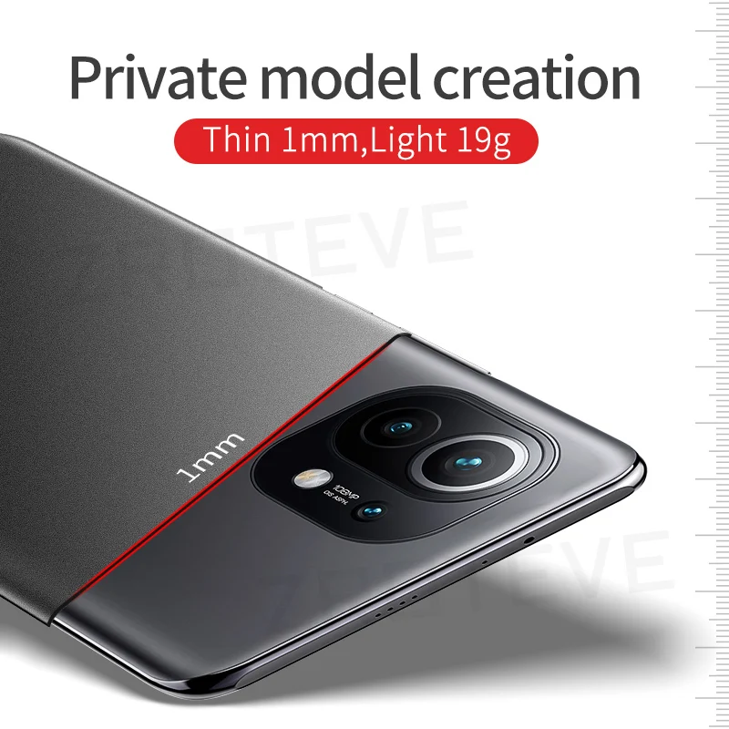 Mi11 Lite Case Zroteve Slim Hard PC Matte Cover For Xiaomi Mi 11 T 12 X 12T 12X 11i 11T Pro Xiomi Mi12 Mi12X Mi12T Mi11T Cases