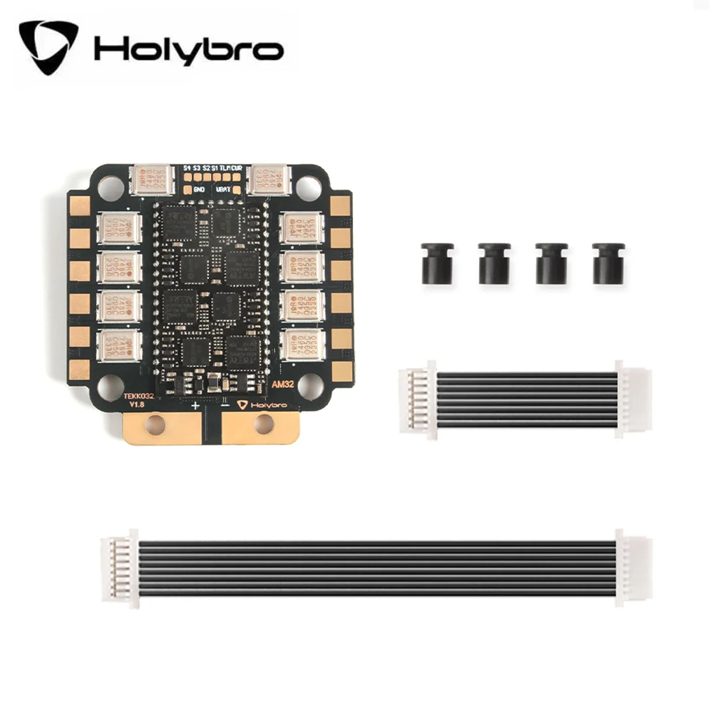 

Holybro Tekko32 F4 MCU Metal 4 в 1 65A бесщеточный ESC am32 _ прошивка/ШИМ выход 16k ~ 96k / 4-6S 30,5x30,5 мм для гоночного дрона RC FPV