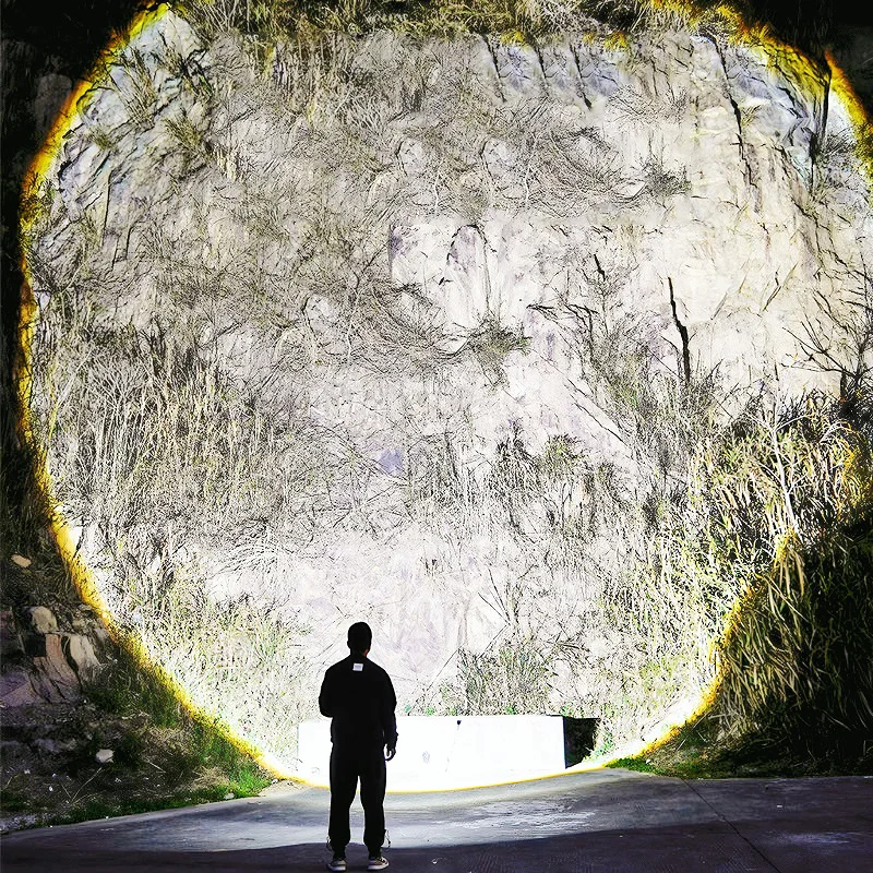 أقوى 800 واط مصباح ليد جيب 26650 السوبر مشرق التكتيكية الشعلة 3000000LM عالية الطاقة مصباح يدوي في الهواء الطلق الصيد العمل فانوس