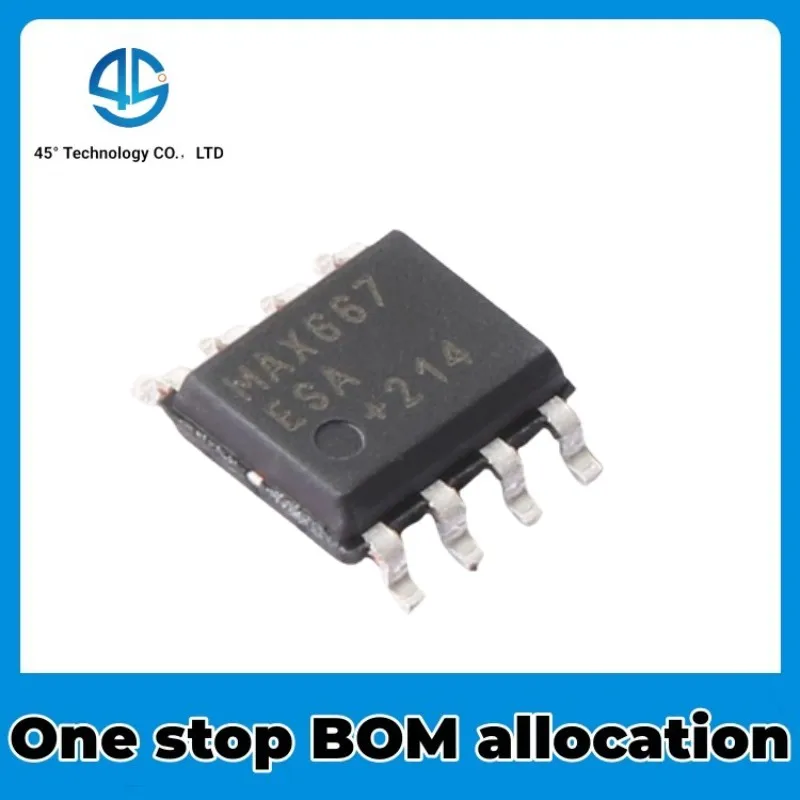 5PCS MAX667ESA+T SOP8 25UA 3.5V-16.5V low-voltage differential voltage regulator brand new originalNEW IC Chipset