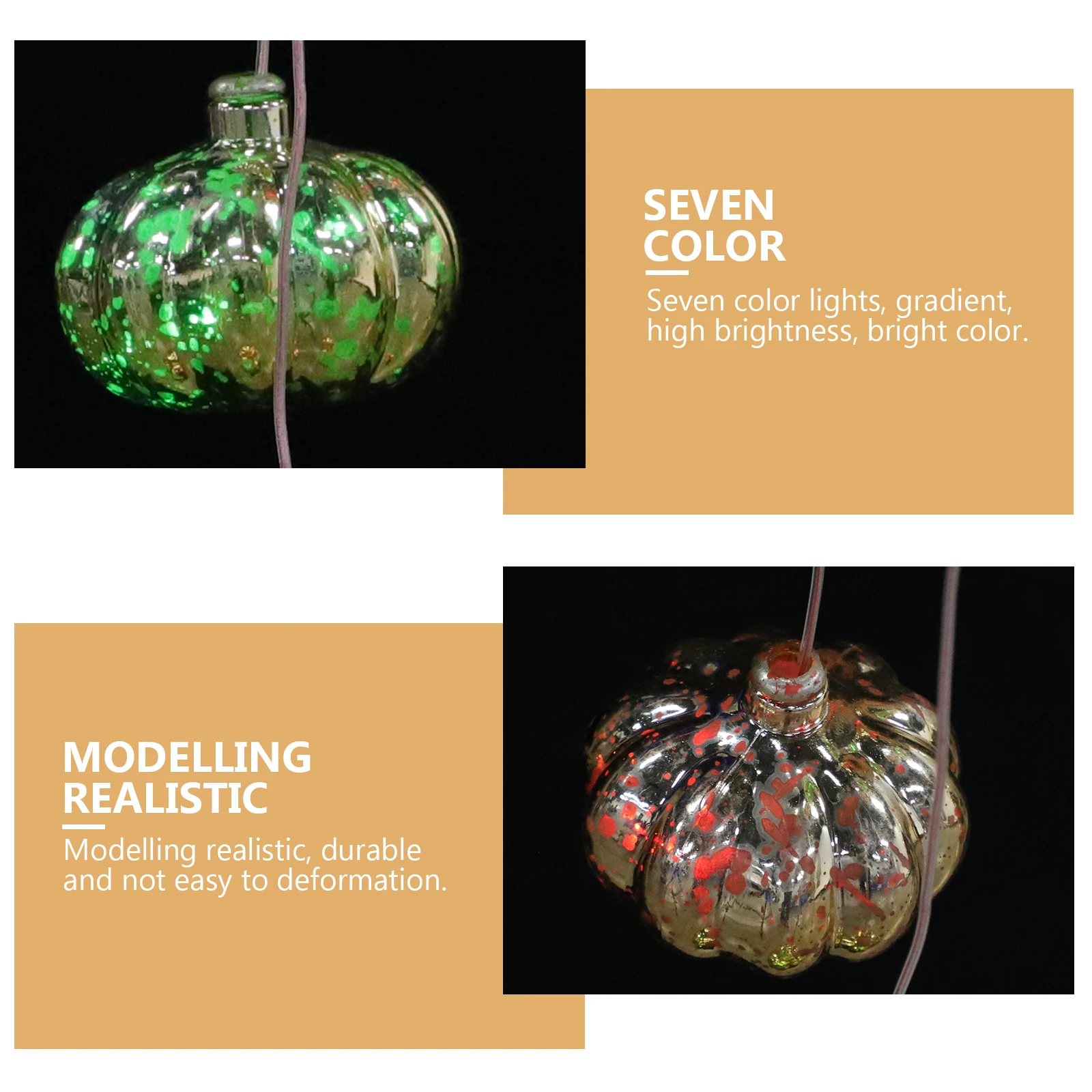 

Pumpkin Lantern Decorations Festival Light Pendant Halloween Wind Bell Lamp Hanging Sunflower Themed