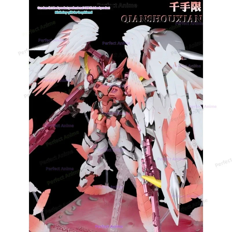 Bandai HIRM Metal Frame Shedding Angel KA Flying Wing Zero Pink GD 1:100 Assembled Model