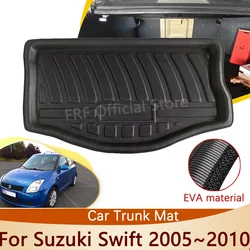 Rear Trunk Mat For Suzuki Swift 2005 2006 2007 2008 2009 2010 Hatchback Accessorie Floor Tray Waterproof Liner Cargo Boot Carpet