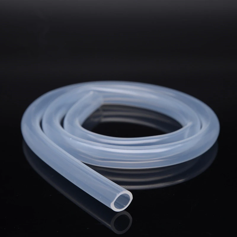 Tubo flessibile in gomma siliconica trasparente trasparente per uso alimentare da 1M 4 5 6 7 8 9 10 11 12 14 16 Mm di diametro esterno tubo flessibile in Silicone
