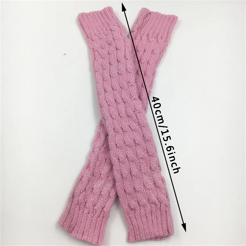 Sports Outdoor Womens Fashion Winter Knit Crochet Knitted Leg Warmers Legging Boot Cover 6 Colors