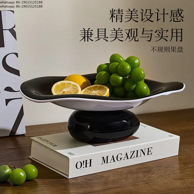 Living room home new high-value tea several snacks candy placed high drain tray dried fruit tray