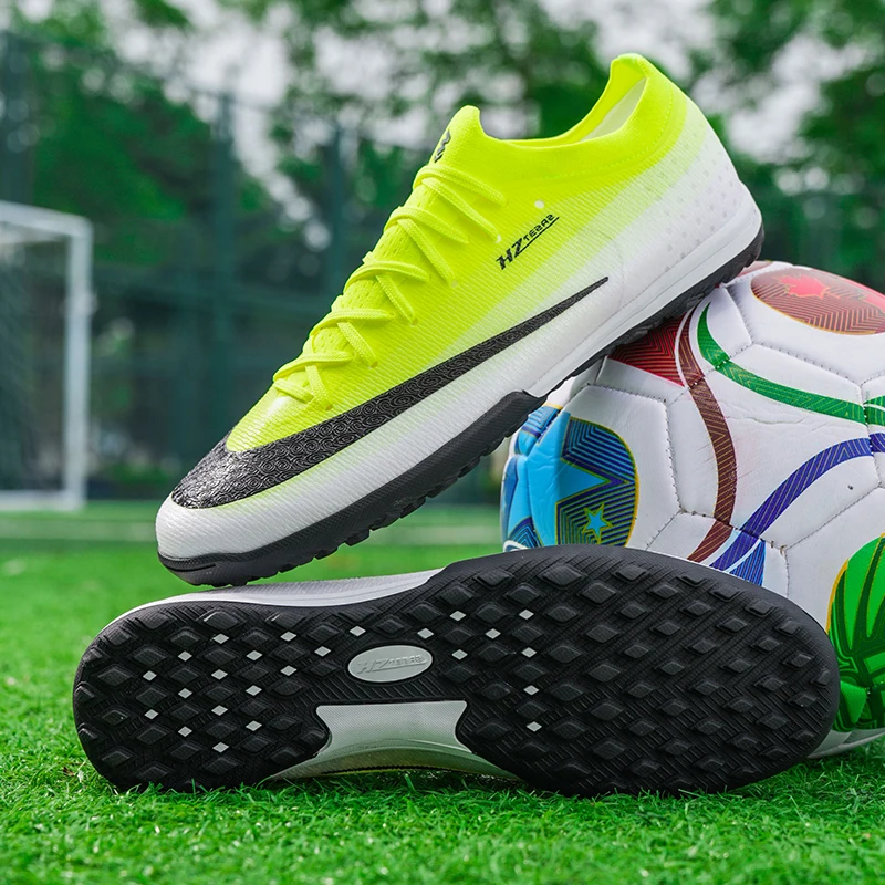 High Quality Mens Soccer Shoes FG/TF Football Shoes Men/Youth, Outdoor Training Sneakers