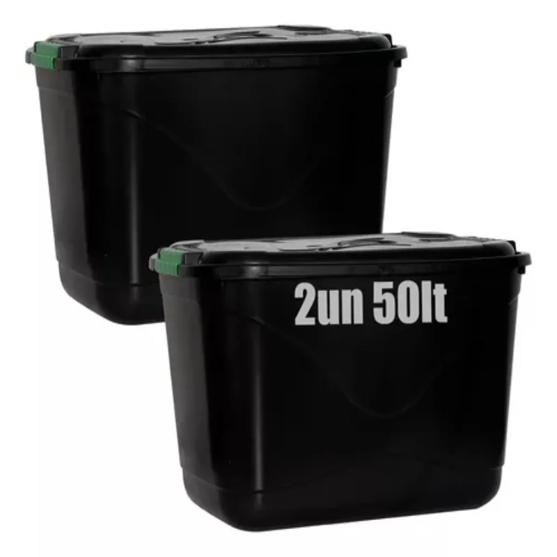 

2un Multipurpose Organizer Box 50 Liters With Lid Boxes, Boxes and Baskets Decorative Boxes