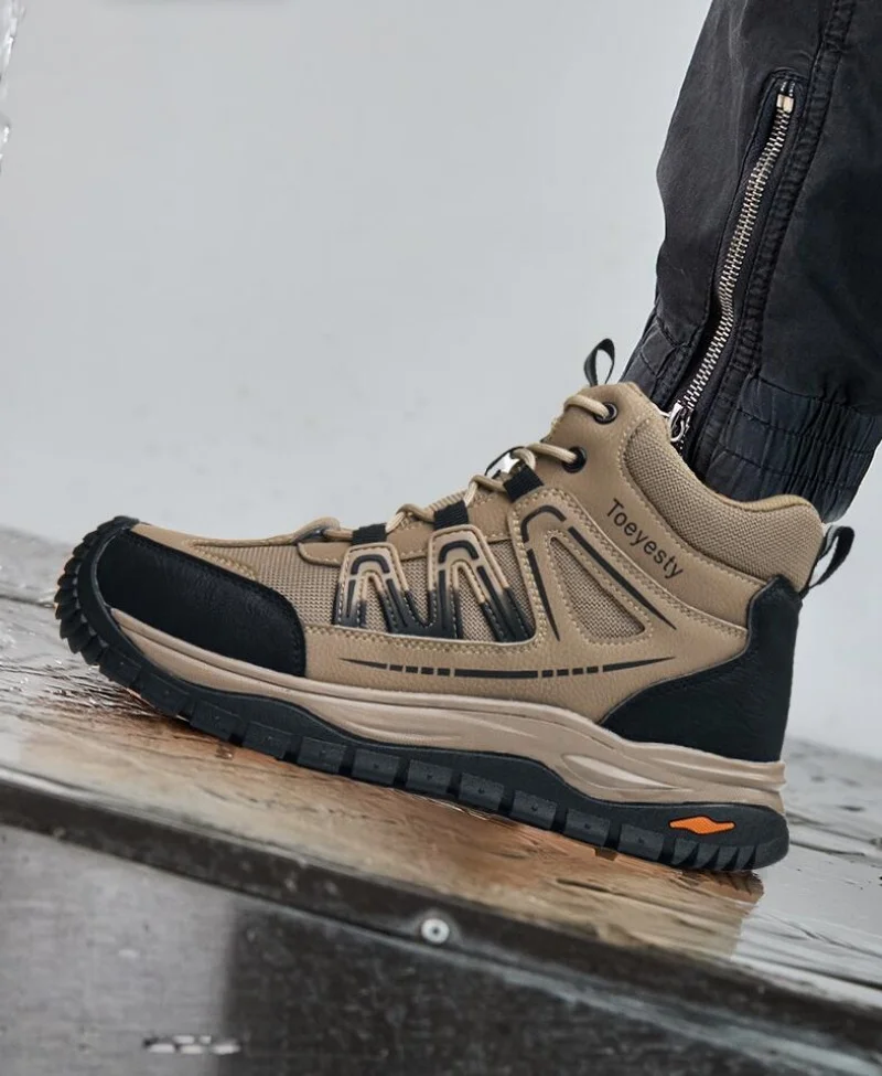 Work Safety Shoes Men's Safety Boots Anti-smash Work Shoes With steel head Shoes Men Work Boots Anti-stab Safety Sneake