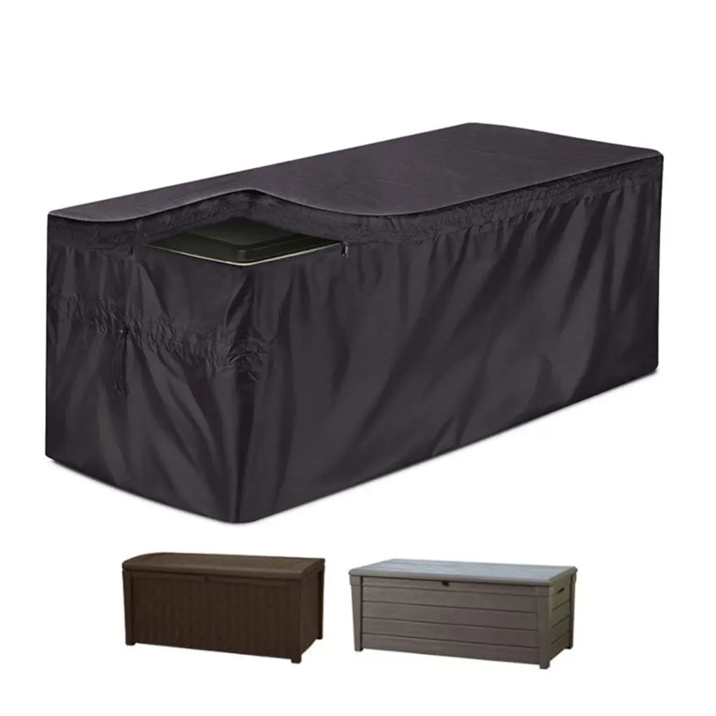 New Deck Box Covers Waterproof Patio Furniture Covers Deck Boxes Case Protective Covers Fit For Outdoor Deck Box Garden Storage