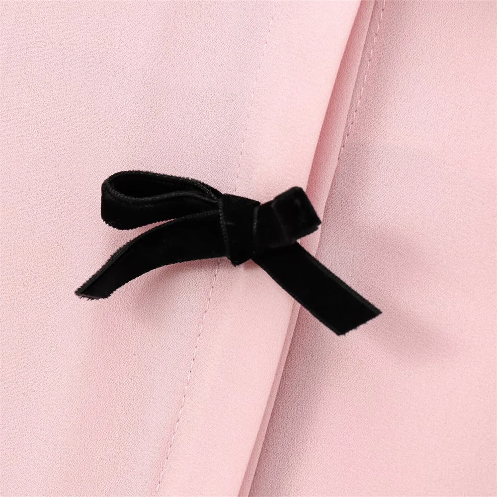 2024 autumn new women\'s clothing style fashionable and versatile casual bow tie decoration shirt