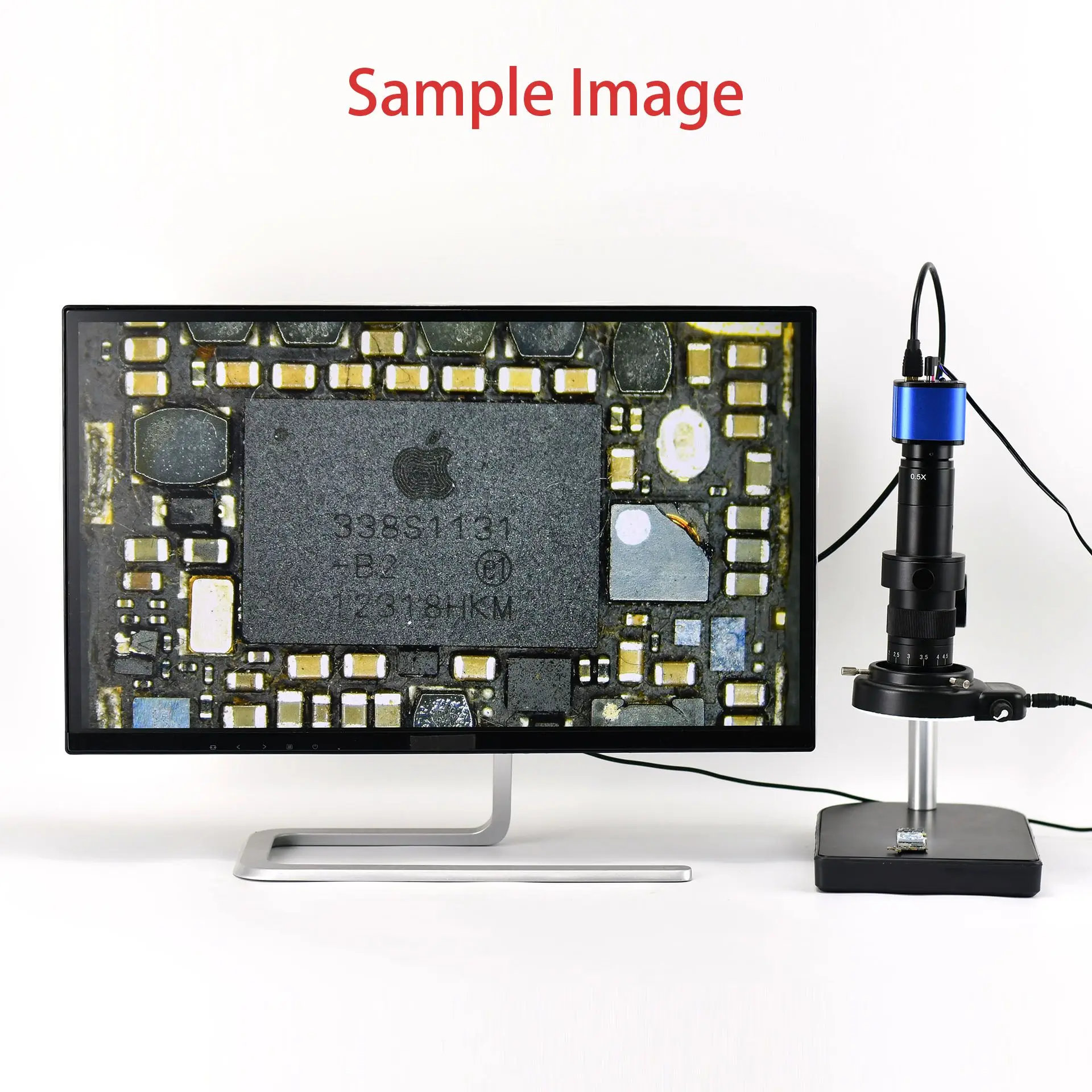 HAYEAR 16MP HDMI 1080P Câmera de microscópio digital C Mount Sensor de 1/2.9 polegadas SONY IMX CMOS para reparo de solda PCB