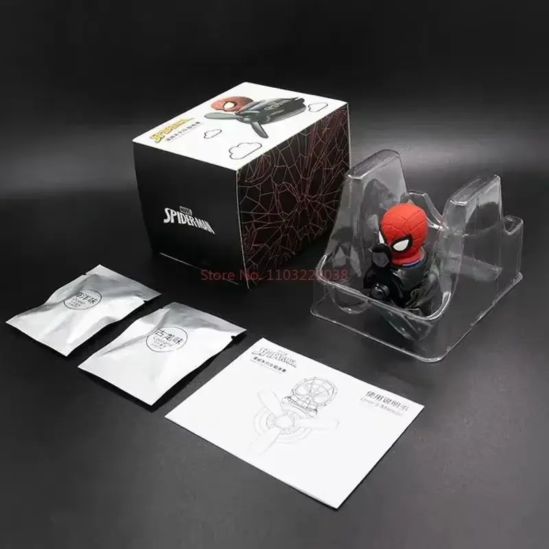 มาร์เวลสไปเดอร์แมนดิสนีย์สติทช์เครื่องพ่นกลิ่นหอมน้ำหอมปรับอากาศรถยนต์น้ำหอมการ์ตูนตกแต่งรถยนต์ของขวัญคริสต์มาส