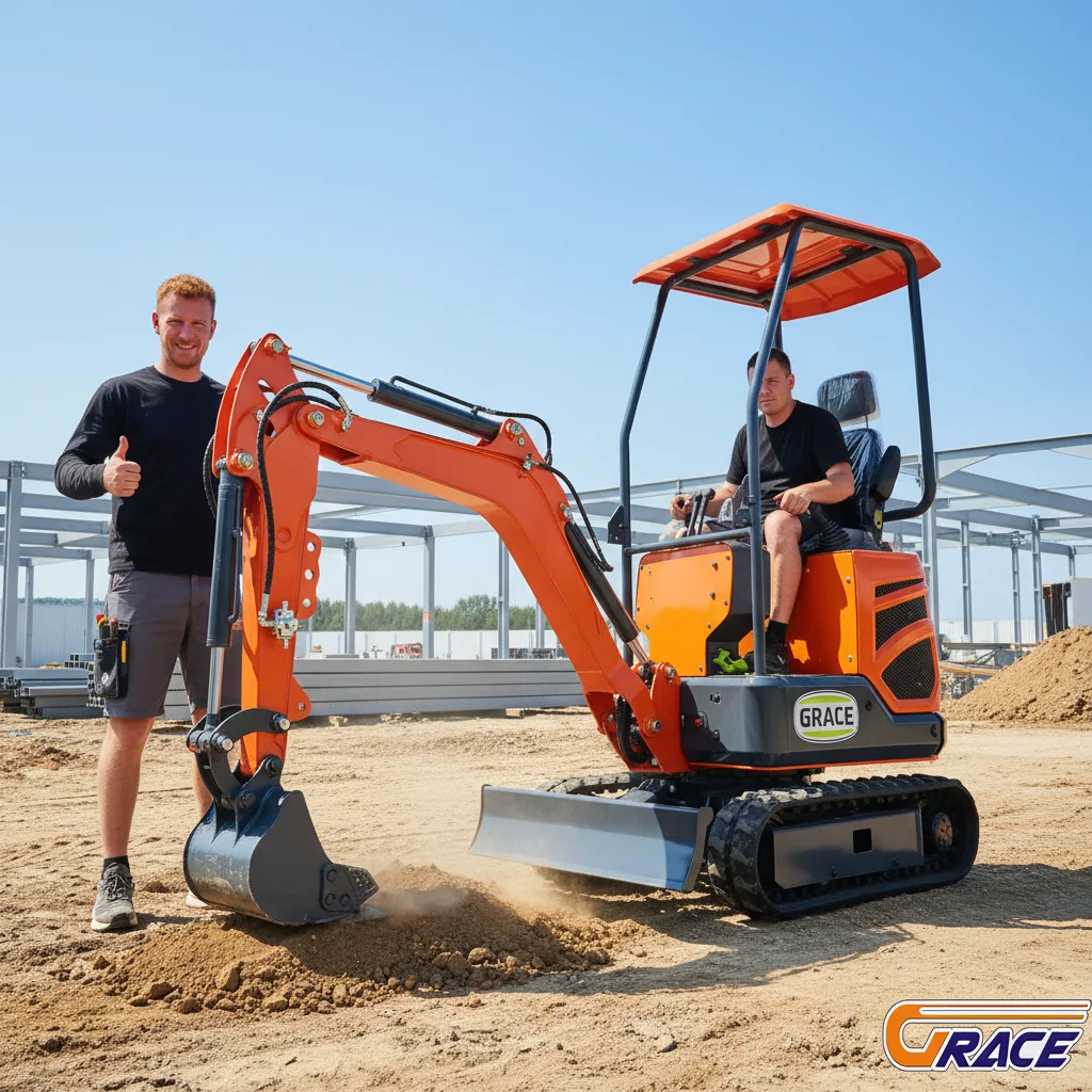 

1.6 Ton Mini Excavator Hot Sale Euro 5 Engine Compact Digger for Municipal Maintenance