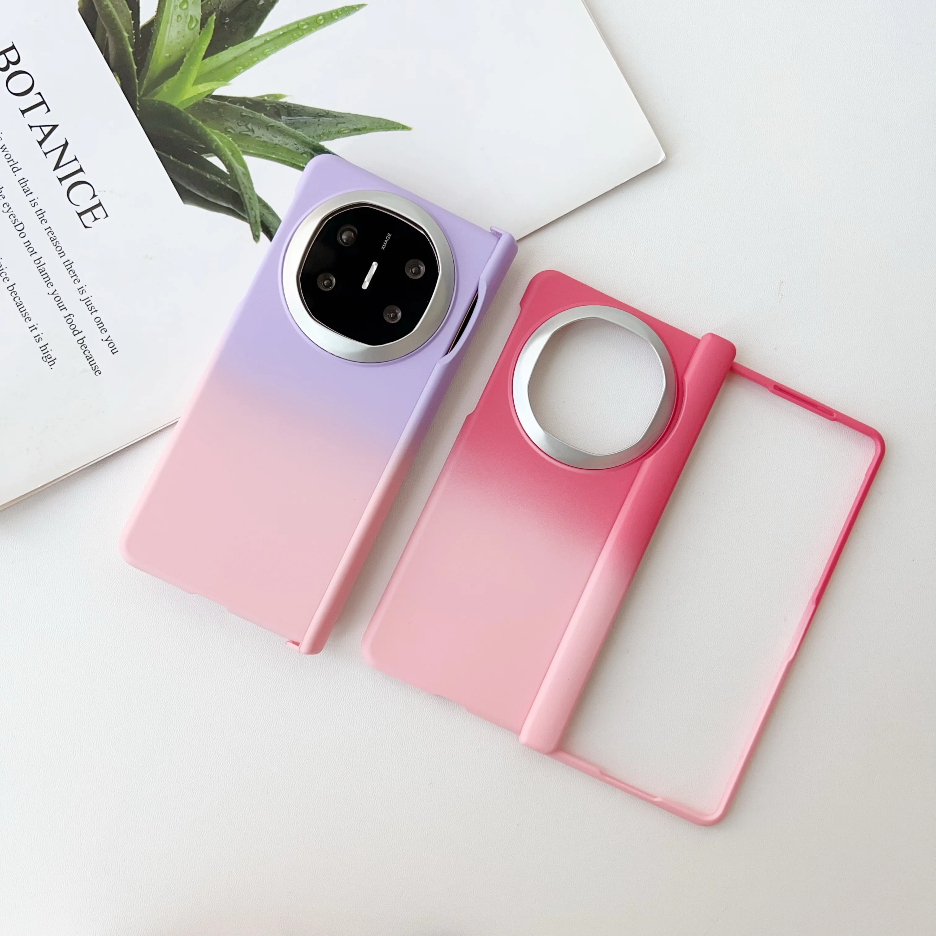 For Huawei Mate X6 X5 X3 Case Magsafe Gradient Texture Hrad Plastic Protector Mobile Phone Cover view 6