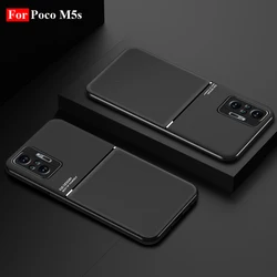 Xiaomi Poco m5s用の磁気携帯電話ケース,ソフトシリコンケース