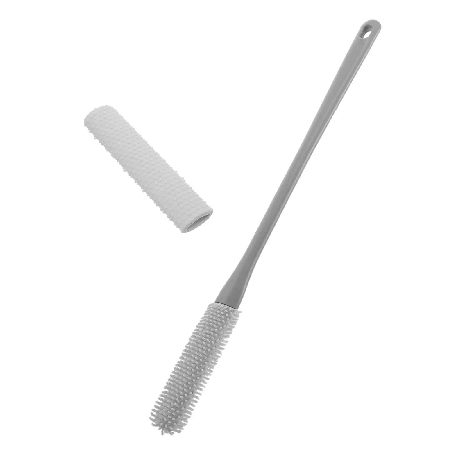 

1Set Soft Foot Cleaning Brush Long Handle Rubber Toe Gap Scrubber Exfoliating Shower Foot Scrubber Brush Removes Dead Skin Bath