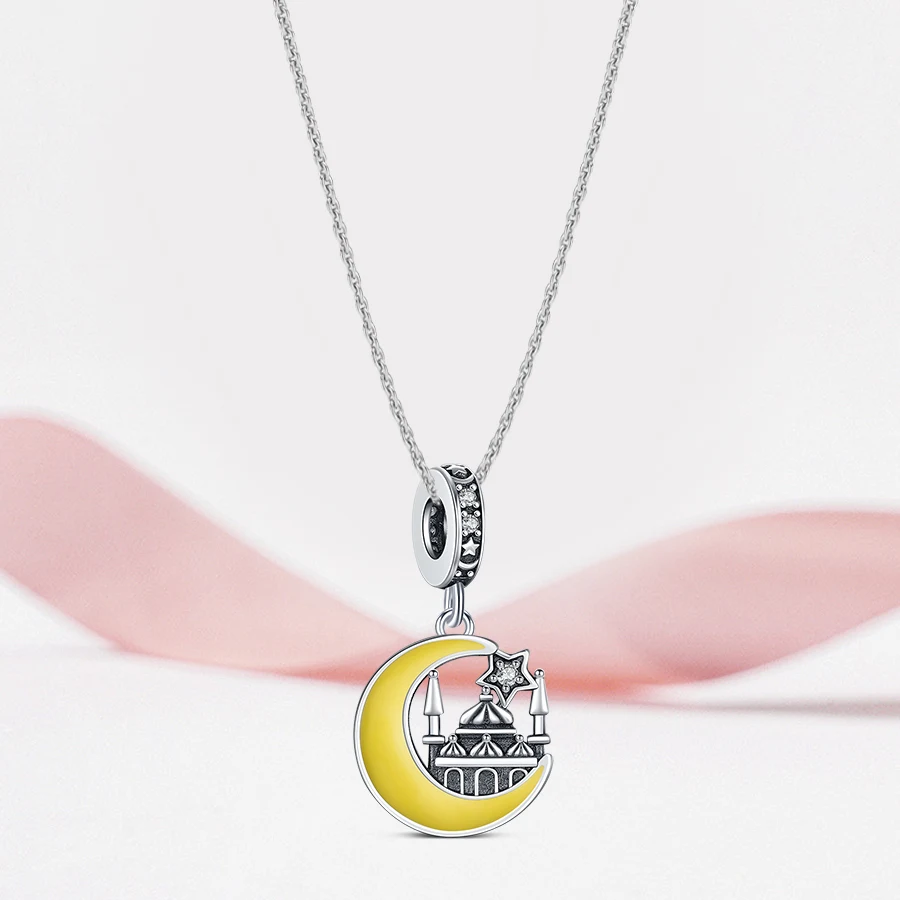 New Classic Jewelry Creative Compass Charm Cornicello Tower Pendant Fit Bracelet Diy For Women Lucky Bead Perfect Gift Hot