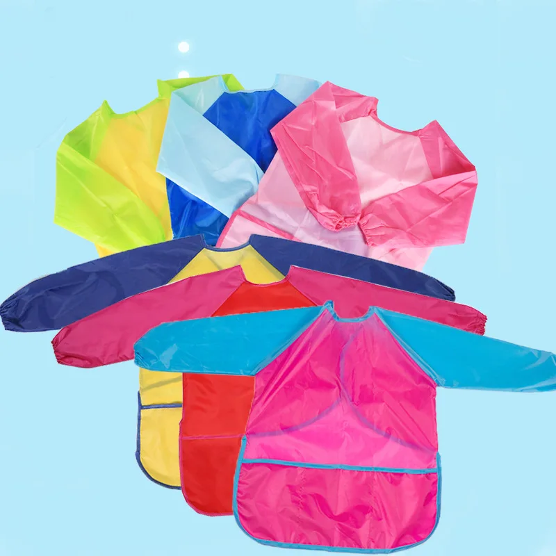 Delantal impermeable para niños de 5 a 8 años, ropa antidesgaste, disfraz, blusa artesanal