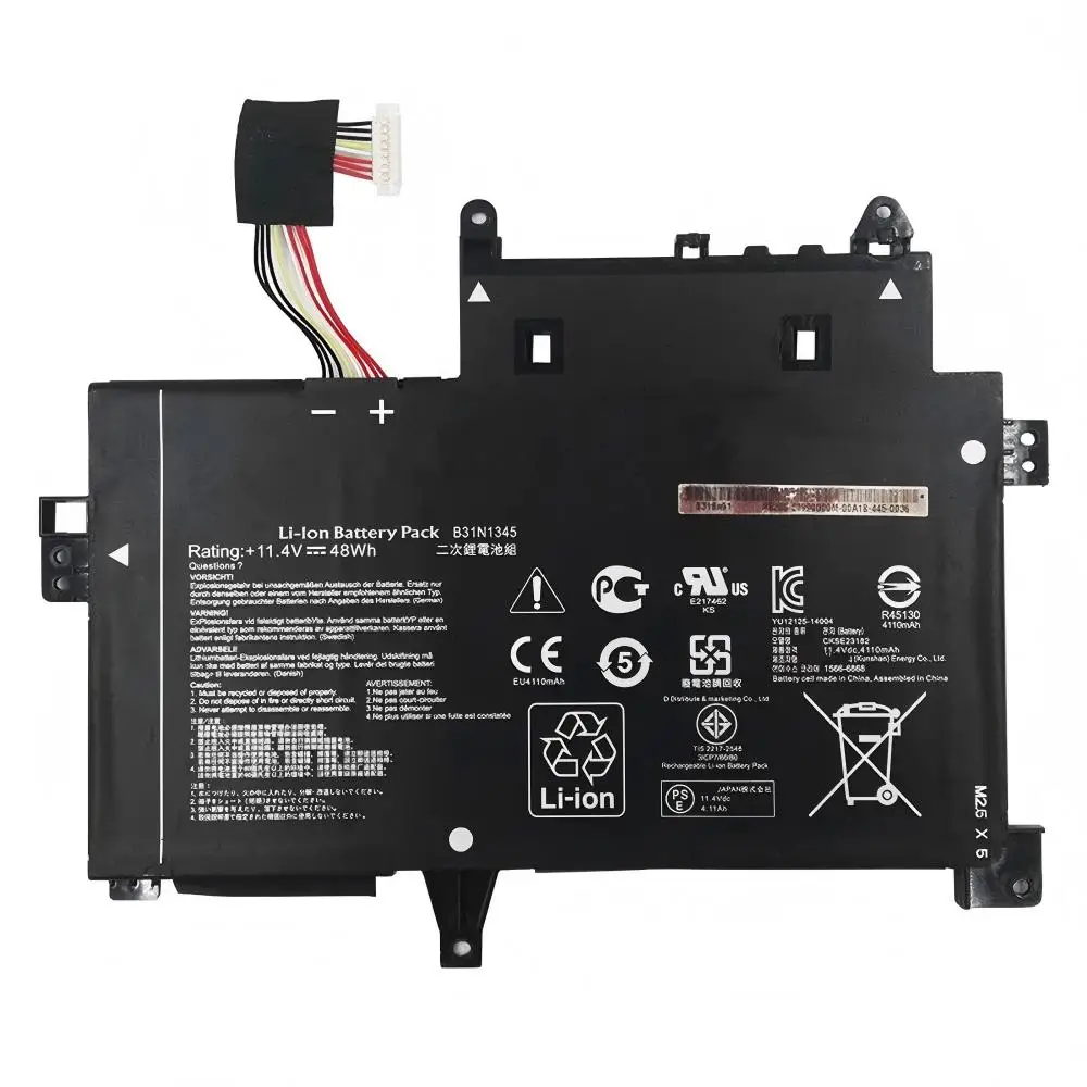 B31N1345 0B200-00990100 Laptop Battery for Asus TP500LB TP500LN-0051A4510U TP500LA-CJ062H TP500LA-DH51T 11.4V 48Wh