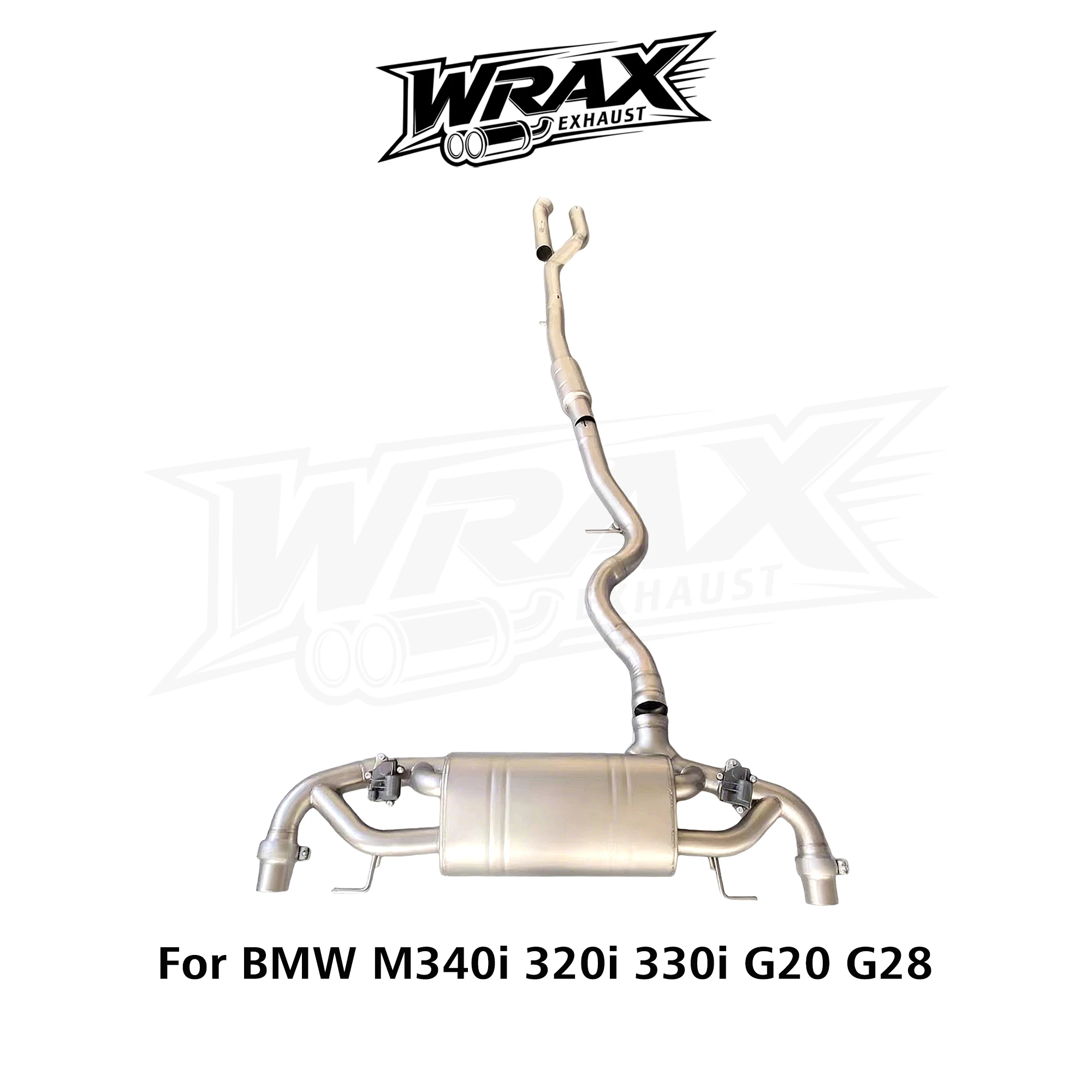 

SS304 Silver Gloss/Matte Catback for BMW 340i 320i 330i G20 G28 WRAX Performmance Exhaust Original Vehicle-Molded, Perfect Fit