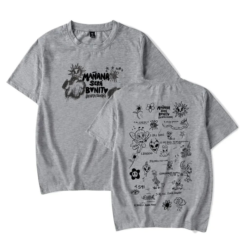 Karol g-تي شيرت بأكمام قصيرة للرجال والنساء ، طباعة غير رسمية ومضحكة ، الموضة