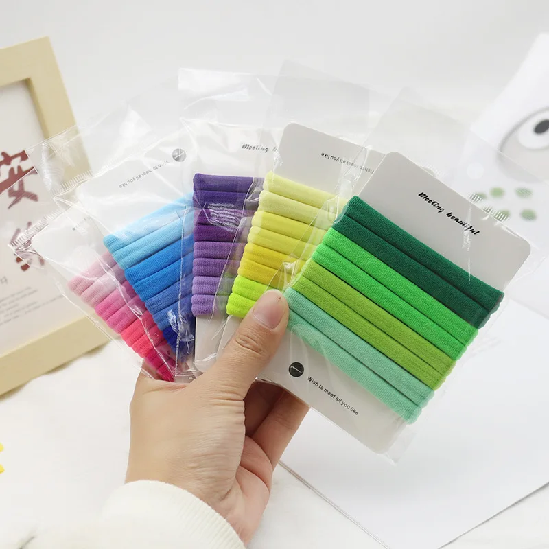 アスレチックヘアバンド 8個入り プレミアムナイロンシュシュ 跡がつかないヘアゴム 太い髪用 ヨガ ランニング ヘアアクセサリー 女の子用