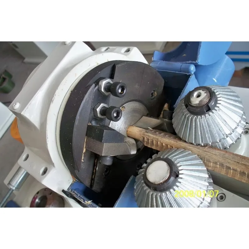 High-Speed CNC Tenoner Dowel Machine with Engine Motor Bearing for High Precision Furniture-Grade Wooden Rods-High Productivity