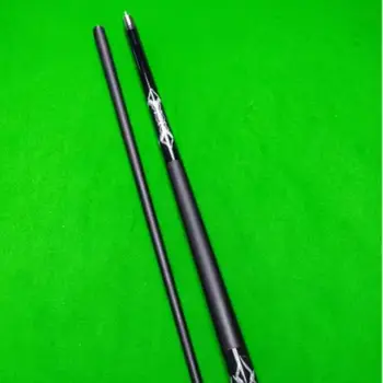 Bâton de queue de billard en carbone, pointe de 13mm, arbre texturé noir et blanc Durable, poignée antidérapante pour billard 9 boules et Carom