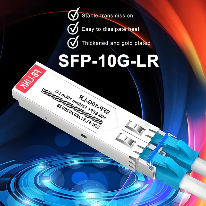 Wholesale Price 10G SFP+ LR 1310nm 10KM Single Mode Optical Module DDM Compatible with Cisco Mikrotik Ubiquiti Mellanox Switch