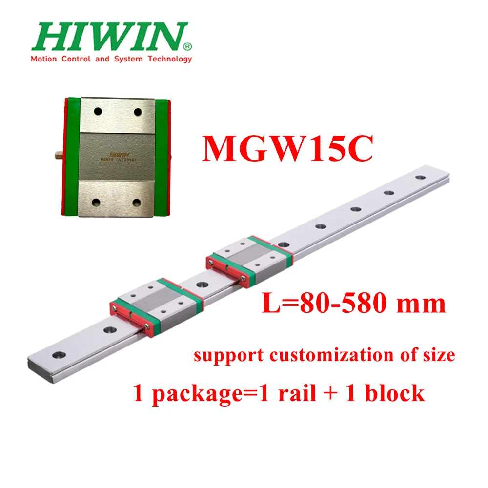 hiwin-original-mgw15c-miniature-wide-width-linear-guide-rails-l-80-580mm-1pc-linear-guide-1pc-block-carriage-for-3d-printer-cnc