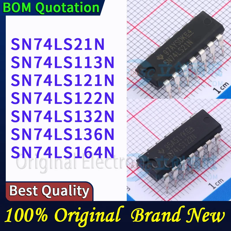 

5 шт./лот SN74LS21N SN74LS113N SN74LS121N SN74LS122N SN74LS132N SN74LS136N SN74LS164N В наличии Оригинальные высококачественные компоненты