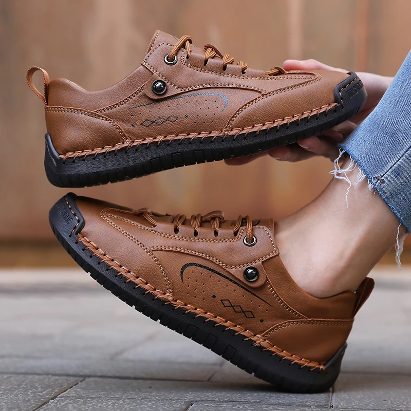 

flat shoes 2026 New Women's Green Casual Slippers Comfortable Outdoor Walking Shoes for Daily Workwear hand stitching loafers